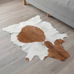 Matériau en cuir entier de chèvre avec fourrure intégrée de couleur barbe et peau de mouton - Product Image 4