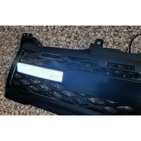 Pour Toyota Hiace 2015, calandre avant à carrosserie étroite avec éclairage LED, accessoires extérieurs pour voiture, kit carrosserie pour fourgonnette de banlieue
