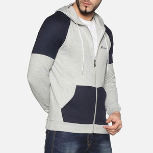 Meilleur prix pour les sweats à capuche zippés pour hommes en stock, sweats à capuche zippés pour hommes de bonne qualité, sweats à capuche zippés basiques pour hommes - Product Image 5