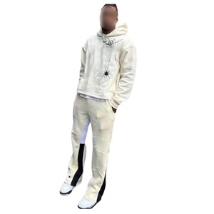 ชุดวอร์ม2ชิ้นสำหรับทั้งชายและหญิงชุดวอร์มกางเกงมีฮู้ด - Product Image 3