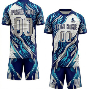 Conjunto de Uniforme de Fútbol Personalizado 2026, Impresión Digital, 100% Poliéster, Absorbe la Humedad, Transpirable, Antibacterial, Ligero, Elástico, Pantalón Corto - Product Image 2