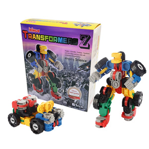 [iringo] IRINGO TRANSFORMER Z, Juego de 61 Piezas de Bloques de Construcción Encajables STEM, Robot Educativo y Creativo - Product Image 2