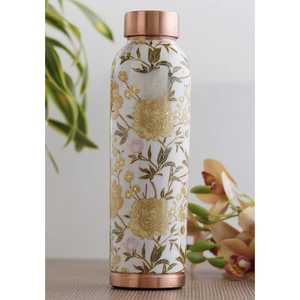 Custom Logo Eco-Friendly Copper <b>Water</b> <b>Bottle</b> with Lid for Corporate Gifting-Durable Dishwasher Safe Everyday Drinking - Product Image 4