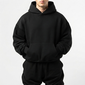 Sudadera con Capucha Unisex Oversize Deportiva Transpirable de Algodón de Peso Medio con Estampado Sólido y Lavado Ácido para Hombre y Mujer Casual - Product Image 6