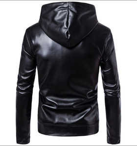 Wholesale Designer <b>Mens</b> PU Leather <b>Jacket</b> Motorbike Style Custom High Quality OEM Fashion <b>Jacket</b> - Product Image 5