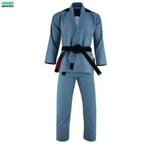 Durable Bjj Uniform Reinforced Stitching Jiu Jitsu <b>Ring</b> Dress Generic Martial Arts Practice Clothing Pants Set - Product Image 1