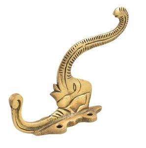Gancho de Pared Metálico Vintage con Diseño de Pájaro y Flor, Resistente al Óxido, Gancho Individual para Almacenamiento de Ropa - Product Image 3