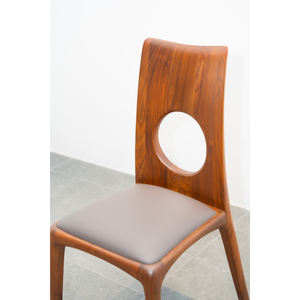 Premium <b>Walnut</b> Wood Dining Chair Mortise and Tenon Joint Wooden Dining Chair for Kitchen Restaurant Hotel PISANO - Product Image 4