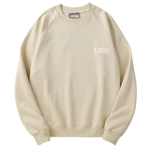 เสื้อสเวตเชิ้ตผู้ชายขายส่ง เสื้อฮู้ดลำลอง คอกลม เสื้อผ้าสตรีทแวร์ผู้ชาย ผ้าฝ้ายเทอร์รี่ 100% สเวตเชิ้ตปักโลโก้ตามสั่ง - Product Image 4