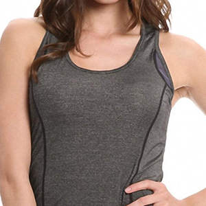 Custom Women Knitted Tank <b>Top</b> Front Quick Dry Breathable Gym Yoga Running Training Tank <b>Top</b> - Product Image 6