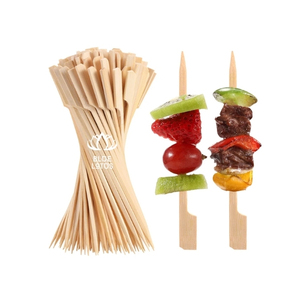 EN TENDENCIA: Palillos de Bambú para Servir Aperitivos y Decoración Artesanal, Material Liso y Limpio, Venta al Por Mayor, Suministro para Exportación - Product Image 1