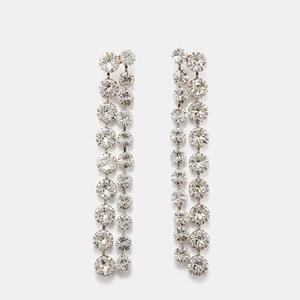Boucles d'oreilles de luxe unisexe style vintage avec diamants synthétiques de laboratoire taille brillant rond, couleur D, cadeau de mariage, bijoux - Product Image 1