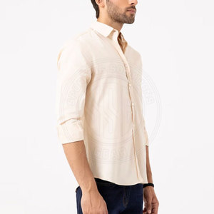 Slim Fit Button <b>Down</b> Shirt Stretch Fabric Comfortable Movement Stylish Daily Wear Option - Product Image 4