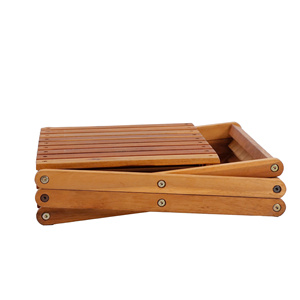 Wooden Folding <b>Shoe</b> <b>Rack</b> Designed With Space Saving <b>Foldable</b> Structure And Multiple Tiers For Organizing Footwear In Entryways - Product Image 5