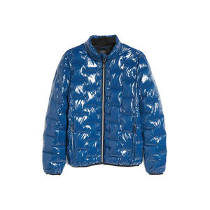 Wholesale Custom Men's High Gloss Wet Look Shiny Puffer <b>Jacket</b> Brick Quilted <b>Winter</b> Warm Coat Factory Direct Low Moq Supplier - Product Image 1