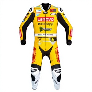 ชุดแข่งรถมอเตอร์ไซค์ Francesco Bagnaia MotoCP หนังวัว/หนังจิงโจ้ สำหรับขับขี่/แข่งรถ ยี่ห้อ Rucati ระดับ CE Level 2 - Product Image 1