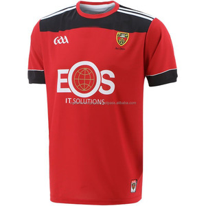 Ensemble de maillots de football GAA personnalisés de haute qualité 100% polyester Vêtements de football gaélique de meilleure qualité Service OEM pour le stock de style irlandais - Product Image 1