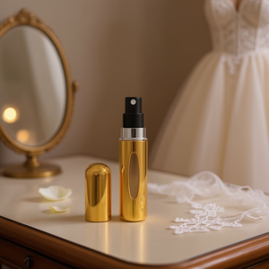 Flacone di Profumo Ilan 5ml Colore Oro con Atomizzatore Formato da Viaggio Portatile - Product Image 3