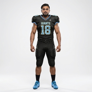 Custom Heavyweight Polyester Mesh American Football Jersey Short Printed Team Name Youth Amateur Teams <b>Game</b> Day OEM Manufacturer - Product Image 5