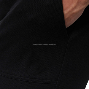 Vente en gros Ensemble t-shirt et short pour hommes d'été Streetwear décontracté en coton épais et respirant avec logo personnalisé - Product Image 5