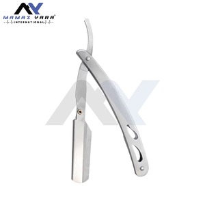 Rasoir de Barbier Professionnel Haut de Gamme en Acier Inoxydable à Lame Droite pour Hommes – Outil de Rasage et de Toilettage pour Barbe, Ligne des Cheveux et Moustache – Idéal pour Salon - Product Image 6