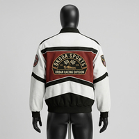 Veste de course unisexe sur mesure OEM, respirante, séchage rapide, grande taille, été/hiver, style vintage NASCAR F1, logo brodé intégral
