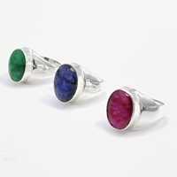 Bague turque unisexe en argent sterling 925 avec émeraude facettée, style ethnique, sertie en clos, design pour amoureux, bijoux de mode