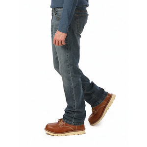 High Street <b>Men's</b> <b>Jeans</b> Pants Quick Dry Cotton Polyester Mid Waist Denim Pants For Outdoor Activities - Product Image 3