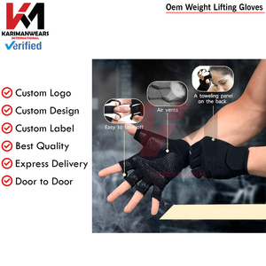 ถุงมือยกน้ำหนักแบบหนาพิเศษสำหรับผู้ชายและผู้หญิง พร้อมที่รัดข้อมือ ป้องกันการลื่น สำหรับออกกำลังกายและฝึกซ้อม รับผลิตแบบ OEM - Product Image 5