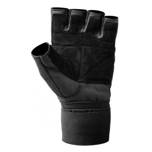 Gants de musculation demi-doigts Tombola Sports 0,5 kg jaune noir avec sangle de poignet réglable pour gym et fitness, unisexe, en polyester - Product Image 2