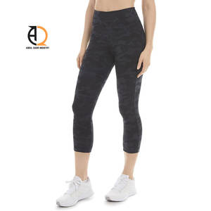 Ensemble de leggings souples à jambe droite et soutien-gorge halter personnalisés, ensemble de fitness et yoga avec pantalon large pour femme - Product Image 3