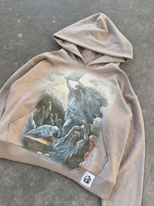 Sudadera con Capucha Gráfica Extra Grande Personalizada, Unisex, de Algodón Grueso, con Estampado Digital DTG, Venta al Por Mayor - Product Image 5