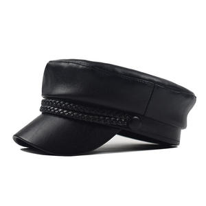 Women's Korean Style Cotton <b>Beret</b> Hat Winter Octagonal Flat Cap Fashion Baker Boy Washed Breathable & Waterproof Custom OEM - Product Image 1