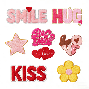 Parches de tela bordados en 3D, duraderos y lavables, con logotipo personalizado, termoadhesivos, para coser o planchar, con bordado personalizado. - Product Image 5