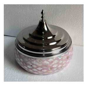 Traditional Copper Serving Pot with Lid Hammered Texture Polished Finish Ornate Stand Decorative Columns <b>Buffet</b> Food <b>Warmer</b> - Product Image 6