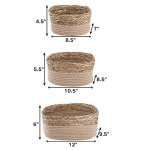 Best Choice Vietnam Storage <b>Basket</b> 100% Woven Seagrass <b>Wicker</b> Multifunctional Waste Bin-for Bathrooms and Bedroom - Product Image 4