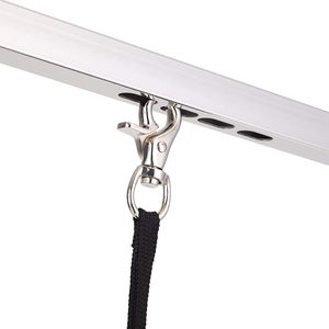 Tavolo da Toelettatura Pieghevole in Acciaio Inox da 36 Pollici con Tappetino in Gomma e Morsetti Regolabili per Cani e Gatti - Product Image 2