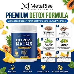 Polvo Instantáneo Vegano con Sabor a Piña para Desintoxicación Natural y Bienestar <span class=keywords><strong>Digestivo</strong></span>, 10 g por Porción, Botella de 400 g para Adultos - Product Image 4