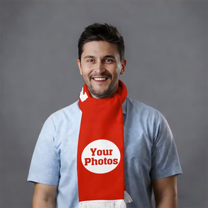 Bufandas de Fútbol en Oferta, Color Rojo, Logotipo Vintage, Bufanda Deportiva para Fanáticos del Club de Fútbol, Bufanda Estampada para Hombres - Product Image 6