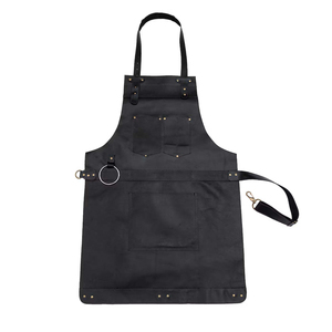 Polished Design Shiny <b>Leather</b> Made Welding <b>Aprons</b> Spark Proof Features Dark Cowhide Split <b>Leather</b> Welding <b>Apron</b> In Low MOQ - Product Image 4
