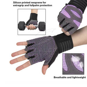 Gants de sport en néoprène demi-doigts haute résistance pour la musculation, l'entraînement et les séances d'entraînement prolongées - Product Image 4