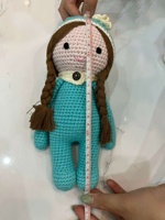 Animaux en peluche au crochet pour bébé, poupées au crochet en coton, animaux amigurumi faits à la main, peluches au crochet