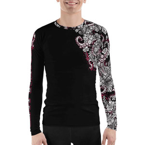 T-shirt de fitness à manches longues avec protection solaire, Rashguard à manches courtes, équipement d'entraînement adapté aux séances de gym, Rashguard - Product Image 1