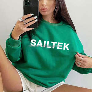 ชุดฤดูร้อนสำหรับผู้หญิง 2024 ชุดกีฬาพิมพ์โลโก้ได้ตามสั่ง ชุดเซ็ตเสื้อและกางเกงขาสั้น 2 ชิ้น ชุดเสื้อสเวตเชิ้ตและกางเกงขาสั้นสำหรับผู้หญิง - Product Image 4