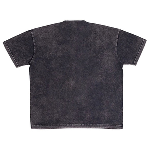 Custom Design Printed Oversized <b>Black</b> Drop Shoulder Acid Wash T-<b>shirt</b> Distrested Heavyweight Cotton t <b>Shirt</b> Men - Product Image 2