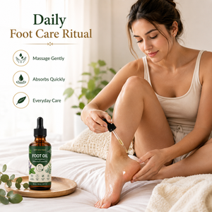 Huile pour les pieds à base de plantes de qualité supérieure, huile de soin des pieds, OEM, ODM, marque privée, vente en gros, fabricant, qualité d'exportation - Product Image 3