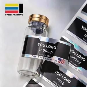 Custom Logo Heat Press Transfer <b>Stickers</b> Waterproof Vinyl Roll 20 Yards Bulk OEM UV Printing for Textiles - Product Image 4