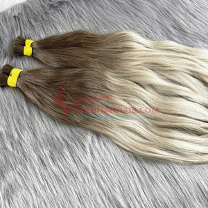 Extensions de cheveux ondulés naturels en vrac 100% cheveux humains bruts vietnamiens, grand en stock - Product Image 2