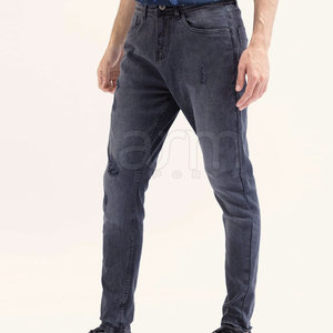 Pantalones Vaqueros de Moda para Hombre, Corte Slim Fit, Cómodos y Casuales, en Venta - Product Image 2