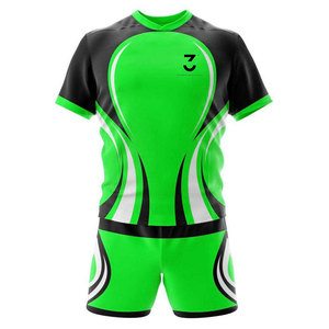 Ropa Deportiva Transpirable de Alto Rendimiento, Conjunto de Uniforme de Rugby, Colores Personalizados, Costuras Premium, Tela Ligera, Servicio OEM - Product Image 1